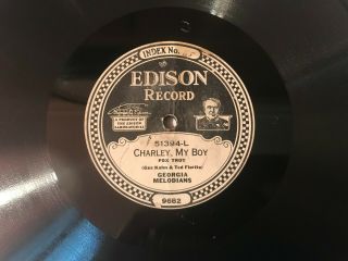 Georgia Melodians Edison Diamond Disc 51394 RED HOT MAMMA / CHARLEY,  MY BOY 4