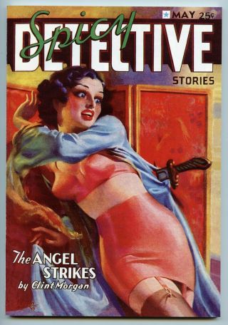 4 Pulp Replicas,  1930s Spicy Detective /mystery,  Hugh B.  Cave,  E.  Hoffmann Price