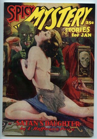 4 pulp replicas,  1930s Spicy Detective /Mystery,  Hugh B.  Cave,  E.  Hoffmann Price 2