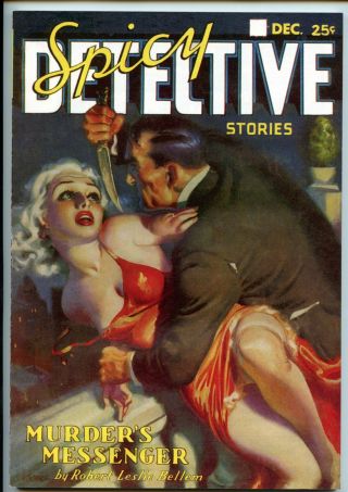 4 pulp replicas,  1930s Spicy Detective /Mystery,  Hugh B.  Cave,  E.  Hoffmann Price 3
