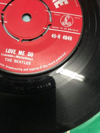 The Beatles Love Me Do / PS I Love You Red Parlophone vg, 3