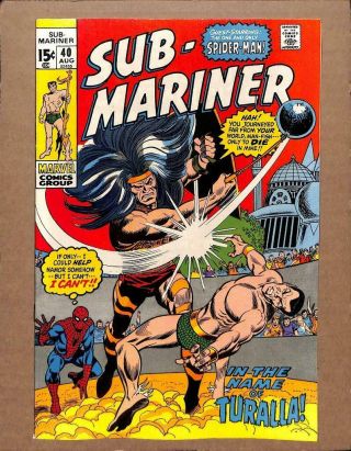 Sub - Mariner 40 - Near 9.  2 Nm - Prince Namor Avengers Marvel