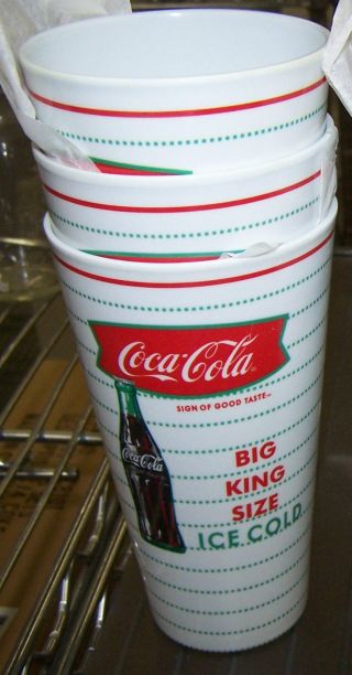 Six (6) matching Coca Cola 