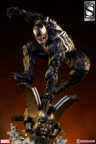 Sideshow Exclusive Venom Premium Format Statue Spider - Man Figure Bust Comiquette