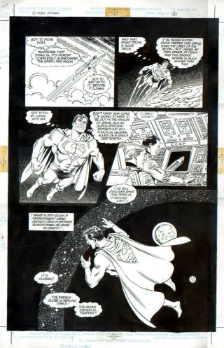 Superman: The Earth Stealers Page - Curt Swan,  Jerry Ordway