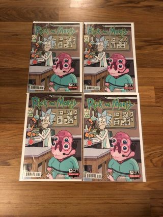 Rick And Morty 52 2019 Oni Press 1st Appearance Glootie Sdcc 4 Copies