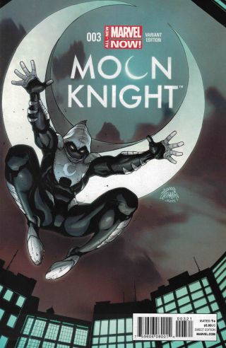 2014 Moon Knight 3 1:25 Stegman Variant Cover Rare