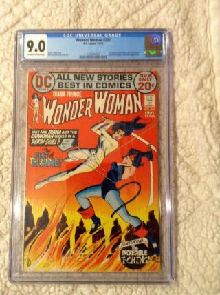 Wonder Woman 201 Cgc 9.  0 1st Fafhrd & Gray Mouser,  Catwoman