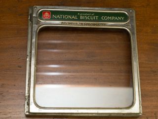 Vintage Nabisco Advertising National Biscuit Counter Display Box Cover
