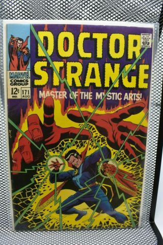 Doctor Strange 171 Marvel Silver Age Comics 1968 Stan Lee & Roy Thomas 8.  0