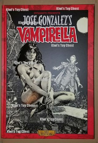 Nib Usa Dynamite Entertainment Jose Gonzalez Vampirella Art Ed Hardcover W/ Box