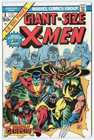 Giant - Size X - Men 1 Nm 9.  4 Ow/white Pages 1st App.  X - Men Marvel A 1975