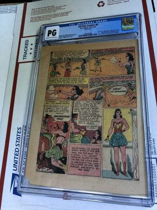 All Star Comics 8 Cgc Page 35 Dc 1941 1st Wonder Woman