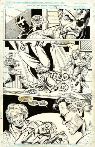 Nick Fury Agent Of Shield 40 Page 99 Marvel 1992 Paul Abrams/chuck Barnette Spy