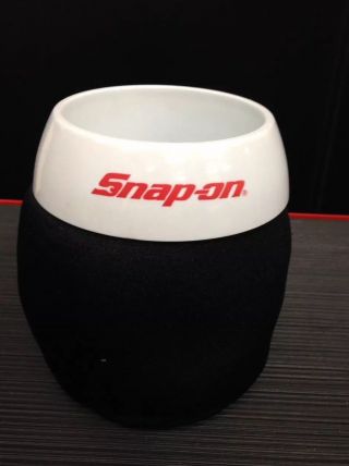 Snap On Tools Collectable Bean Bag Koozie Black And White Hold Confort Set Of 2