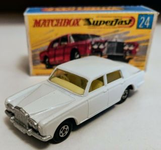 Matchbox superfast lesney 24 Rolls Royce - Custom / Crafted box 2