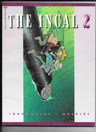 The Incal 2 Moebius & Jodorowsky 1988 Epic Sc Gn 128 Pp Fn/vf Heavy Metal Art