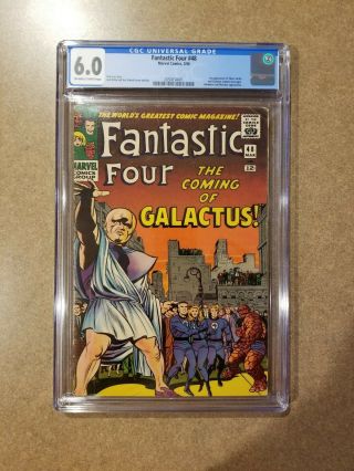 Fantastic Four 48 Cgc 6.  0 First Appearance Of Silver Surfer Galactus Ow White Nr