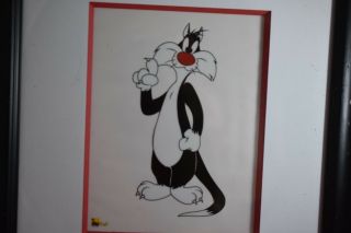 Framed Sylvester The Cat Image By Authentic Images,  2002