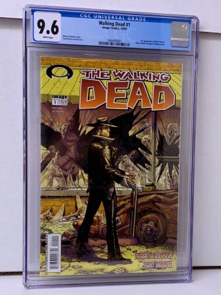 The Walking Dead 1 (10/03,  Image Comics).  Cgc 9.  6 Nm, .  1st Print.  Rick Grimes