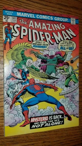 The Spider - Man Comic 141 (marvel 1974) Mysterio