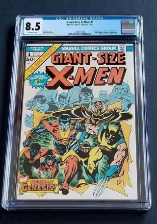 Giant - Size X - Men 1 • 1st Colossus Storm,  2nd Wolverine • Gorgeous Cgc 8.  5