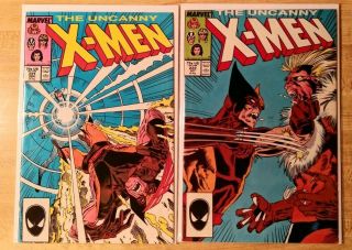The Uncanny X - Men 221,  222 1st Appearances Of Mr.  Sinister