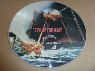 Jeff Wayne Justin Hayward Eve Of The War 12 " Picture Disc War Of The Worlds Ex