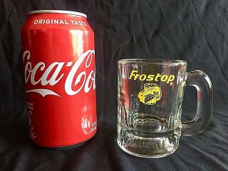 Vintage Frostop Root Beer Soda Miniature Mini Heavy Shot Glass Mug 3 - 1/4 "