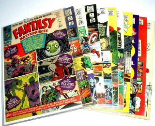 Fantasy Masterpieces 1 2 3 4 5 6 7 8 9 10 11 Complete Set 1966 - 1967 Silver Age