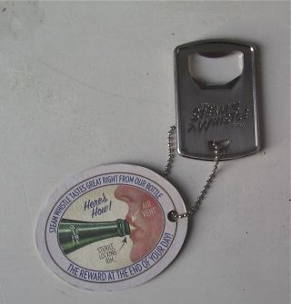 Steam Whistle Brewery Bottle Opener 2013 With Card Attached