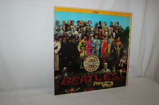 Vintage Beatles Sgt Peppers Lonely Hearts Club Band Vinyl Record 2653