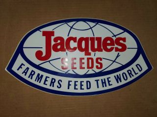 Jacques Seeds Farmers Feed The World Dealer Sticker