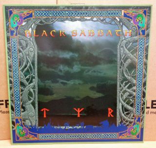 Black Sabbath Tyr Og Uk 1990 I.  R.  S Records Lp Eirsa 1038,  Inner