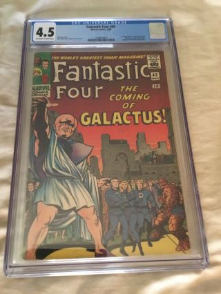 Fantastic Four 48 CGC 4.  5 Vintage Marvel 1st Appearance Silver Surfer/Galactus 11
