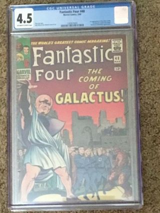 Fantastic Four 48 CGC 4.  5 Vintage Marvel 1st Appearance Silver Surfer/Galactus 3