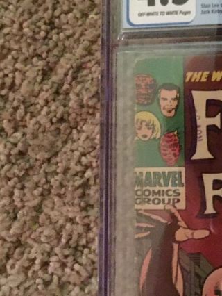 Fantastic Four 48 CGC 4.  5 Vintage Marvel 1st Appearance Silver Surfer/Galactus 5
