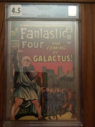 Fantastic Four 48 CGC 4.  5 Vintage Marvel 1st Appearance Silver Surfer/Galactus 6