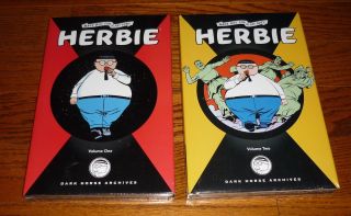 Herbie Archives Volumes 1,  2,  Acg Dark Horse Hardcover Book The Fat Fury