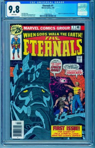 Eternals 1 Cgc 9.  8 White Lowest On Ebay Hurry Before Price Reach $2000