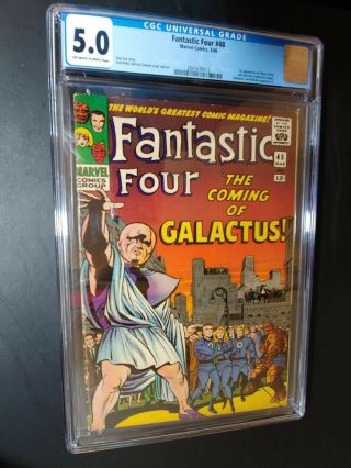 Fantastic Four 48 Cgc 5.  0 " Off - White/white Pages "