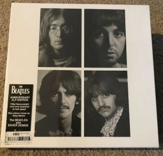 The Beatles White Album Deluxe Edition 50th Anniversary 4lp Set W/ Inserts 2018