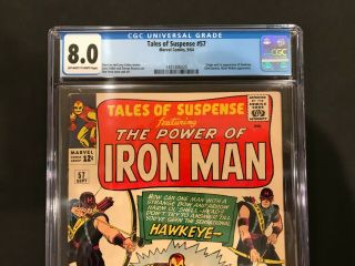 Tales of Suspense 57 - CGC 8.  0 (First Appearance of Hawkeye) 2