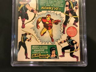 Tales of Suspense 57 - CGC 8.  0 (First Appearance of Hawkeye) 3