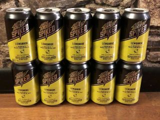 12 Cans Mountain Dew Spiked Lemonade W/prickly Pear Cactus Juice 12oz Pop Soda