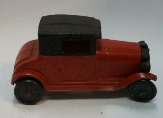 1920s Vintage Tootsie Toy Red And Black Model A Ford Coupe No.  4655 At18