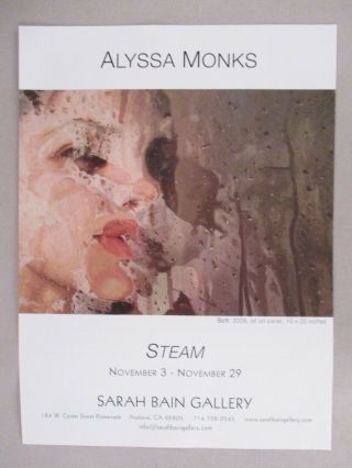 Alyssa Monks Art Gallery Exhibit Print Ad - 2009