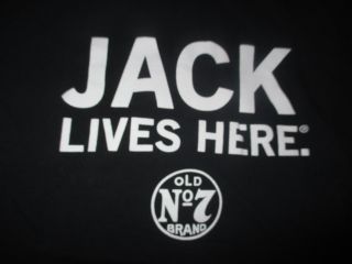 Jack Daniels Old No.  7 " Jack Lives Here " (lg) T - Shirt