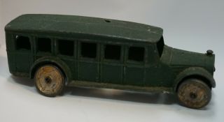 1920s Vintage Tootsie Toy Green Safety Coach No.  4651 At6