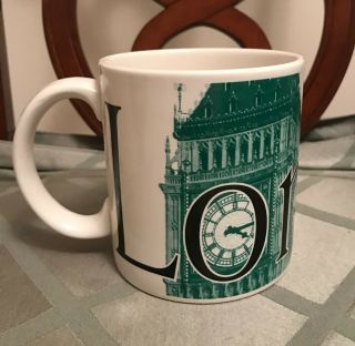 Pre - Owned Rare Vintage Starbucks Collector Series “city Mug” Cup,  London,  2002